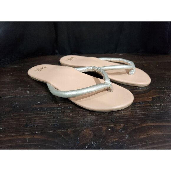 Beek Sunbird Silver Leather Thong Sandals/Sz. 8, NWOB - Picture 3 of 9